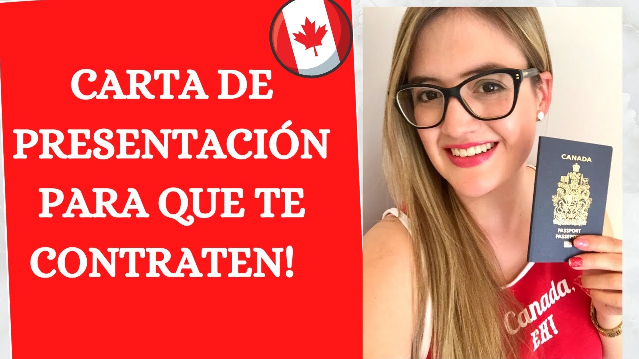 CóMO CREAR UNA CARTA DE PRESENTACIÓN #CANADA- 2021