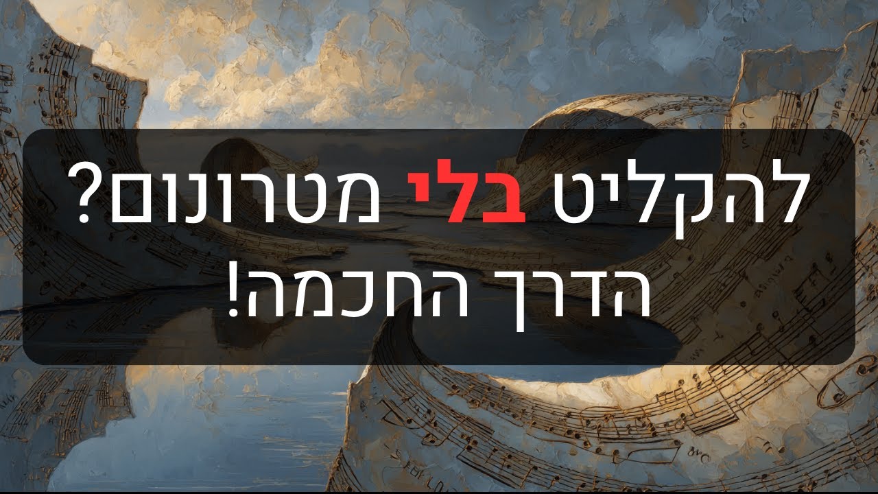 ככה אני ממפה טמפו חופשי ב-Cubase - שיטה שאפילו מקצוענים לא מכירים!