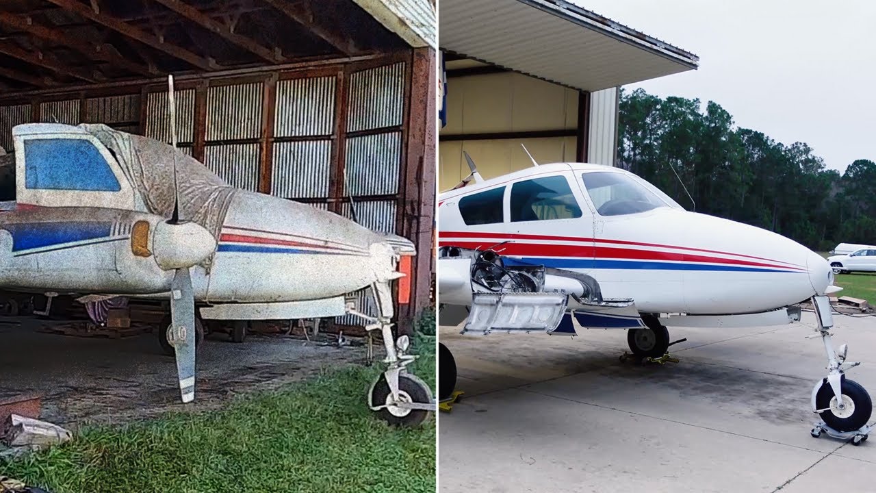 Detailing Dirtiest Plane EVER. First Wash of Abandoned Airplane in 37 YEARS