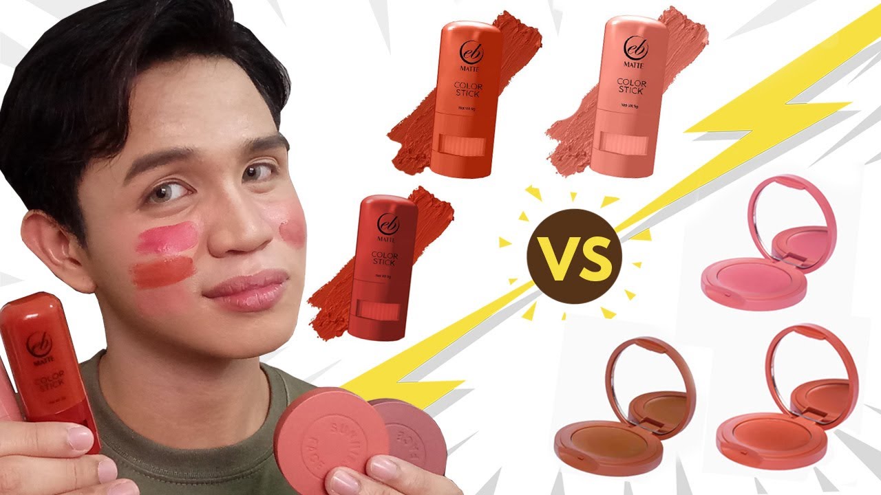 SINONG MAS SULIT? EVER BILENA EB MATTE COLOR STICK versus SUNNIES FACE AIRBLUSH | Jc Fabuleux