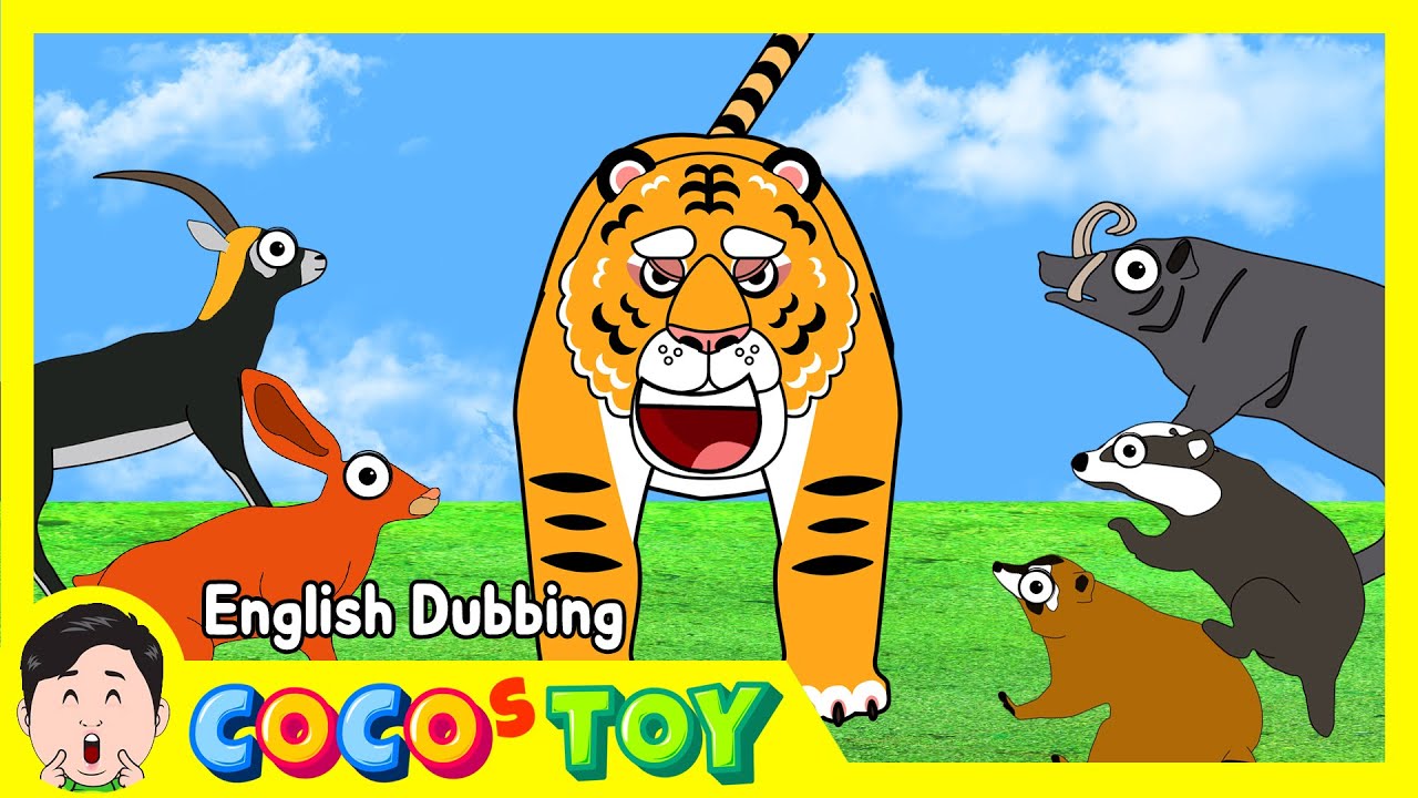 En DubbingㅣThe Tiger in its own trapㅣfairy tale for kids, animals storyㅣCoCosToy