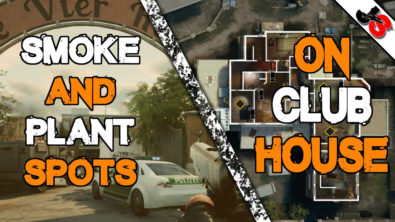 Smoke and Plant Spots on Club House | Rainbow Six Siege Ember Rise Tips and Tricks