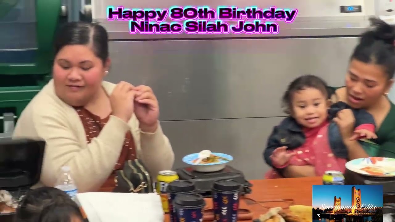 Happiest 80th Birthday Ninac Silah John/Christmas Party