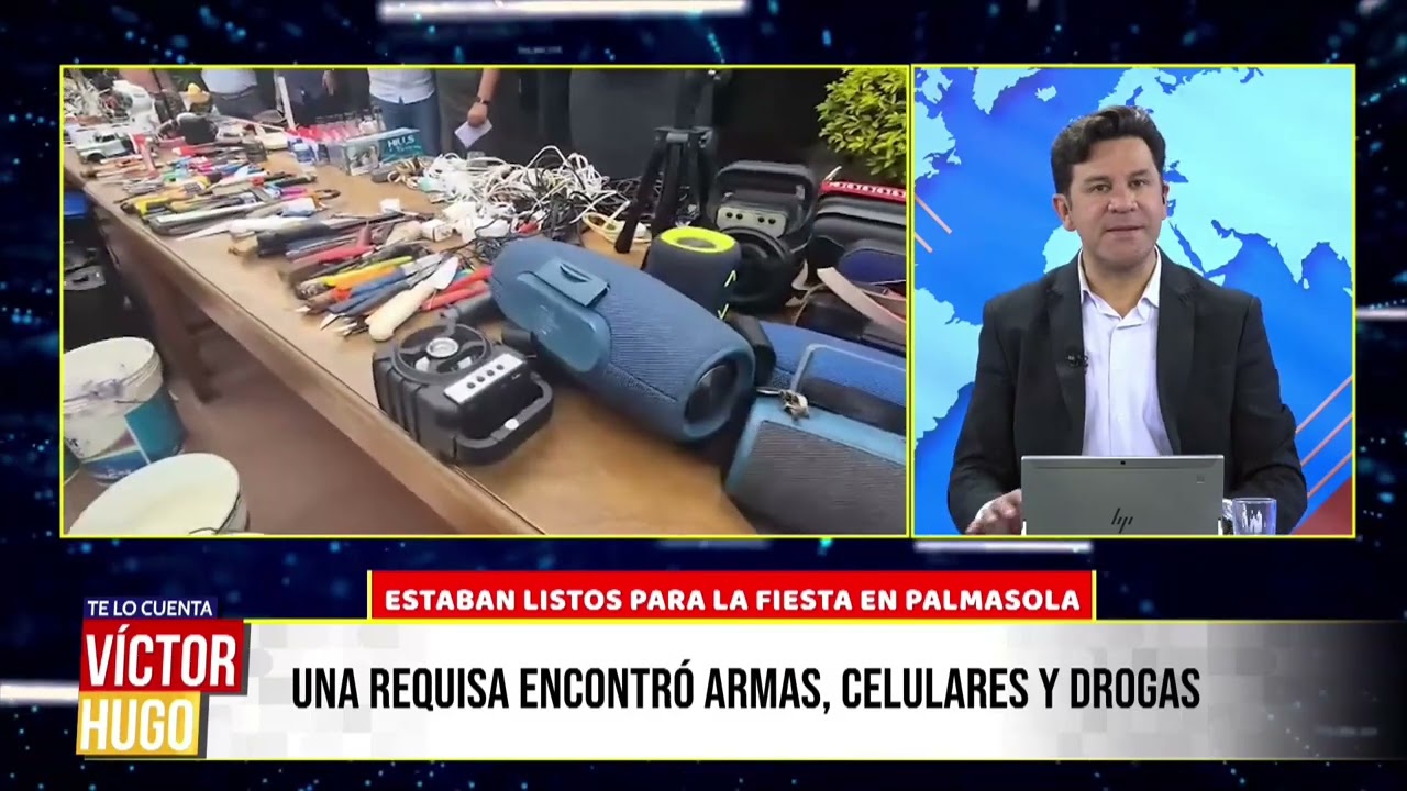 DECOMISAN ARMAS, DROGAS Y EQUIPOS DE SONIDO EN PALMASOLA