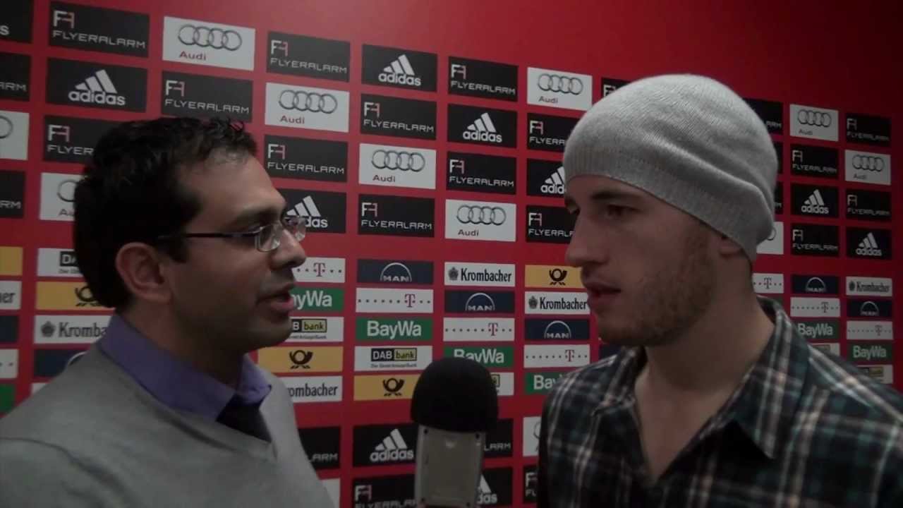 Postgame Interview - Phillipp Schwethelm, FC Bayern with Salman Mitha