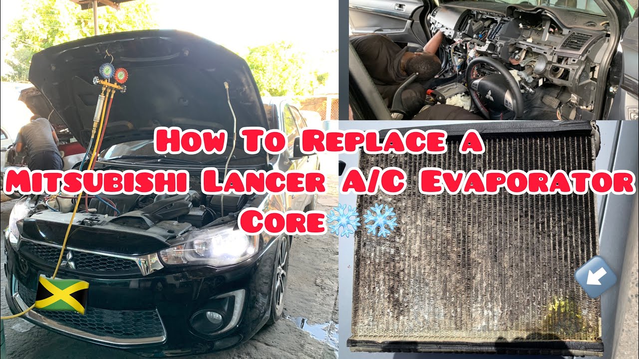 2016 Mitsubishi Lancer (EX) A/C Evaporator Core Replacement #dashboard #evaporator #mitsubishilancer