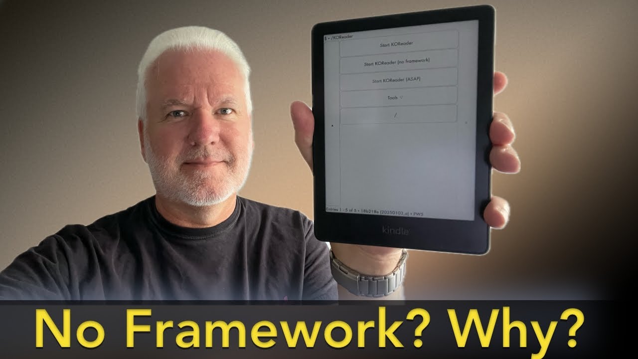 Jak korzystać z KOReadera w trybie No Framework na czytniku Amazon Kindle i dlaczego warto to zro...
