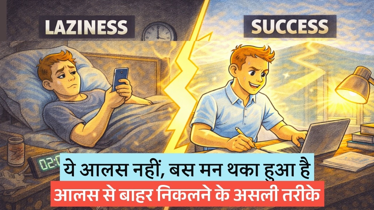 अपनी जिंदगी का कंट्रोल लें | आलस खत्म करने का पूरा सिस्टम