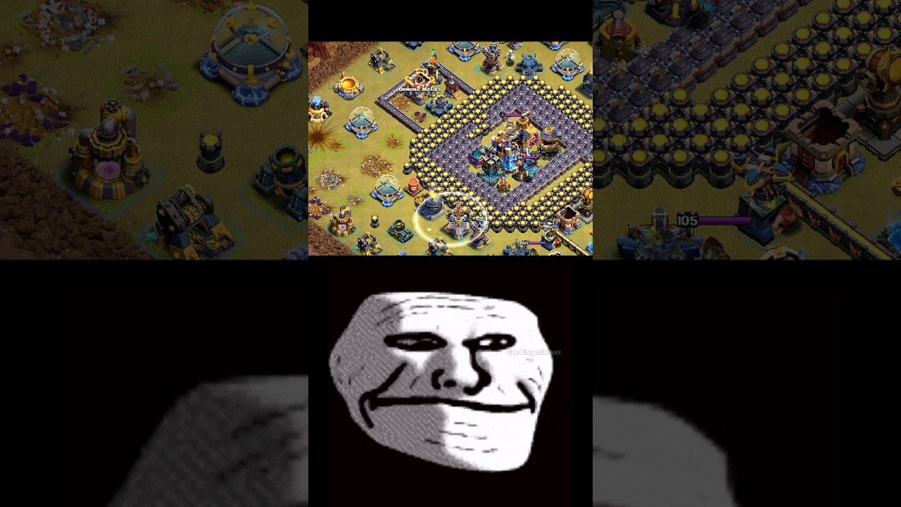 Town Hall 18 Toxic Base Attack Strategy 😱🔥#clashofclans #coc #gaming #shorts #viral #new