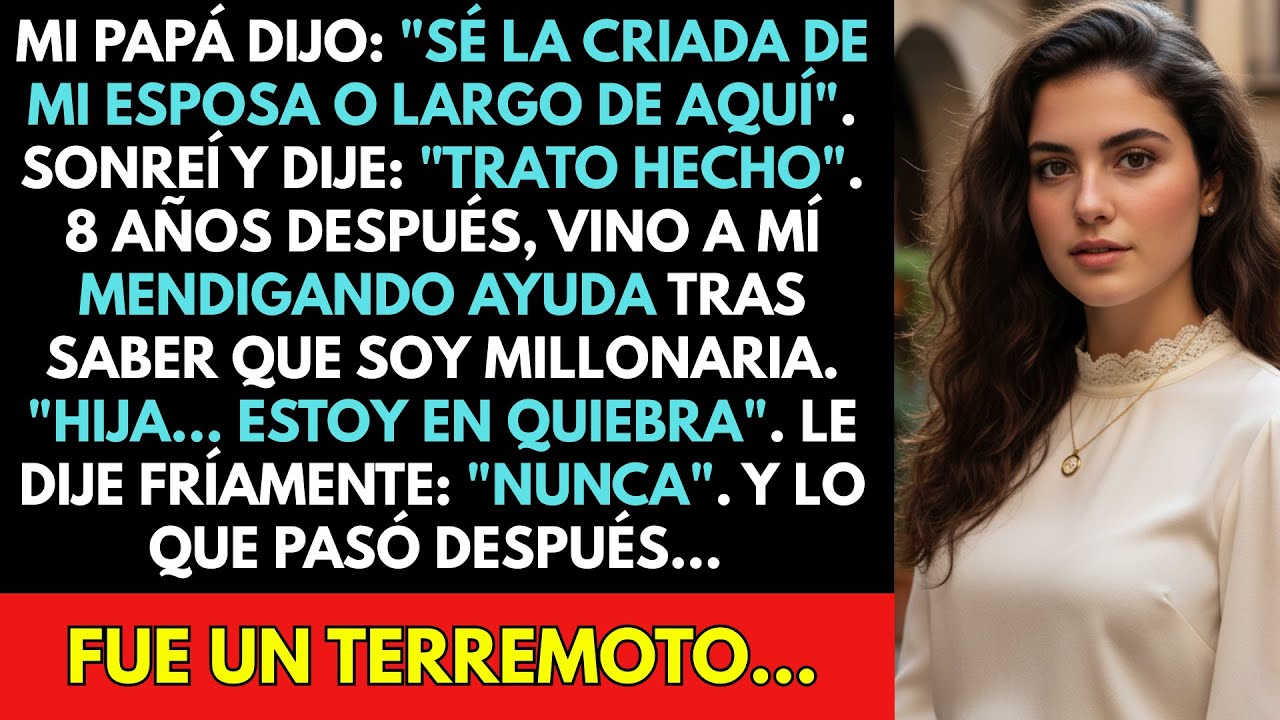 Mi Papá Me Dio Un Ultimátum: Sirve A Tu Madrastra O Vete. Sonreí, Tomé Mi Maleta Y...