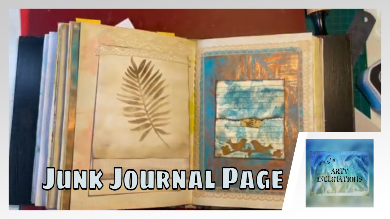 Junk Journal Page - when you change your mind