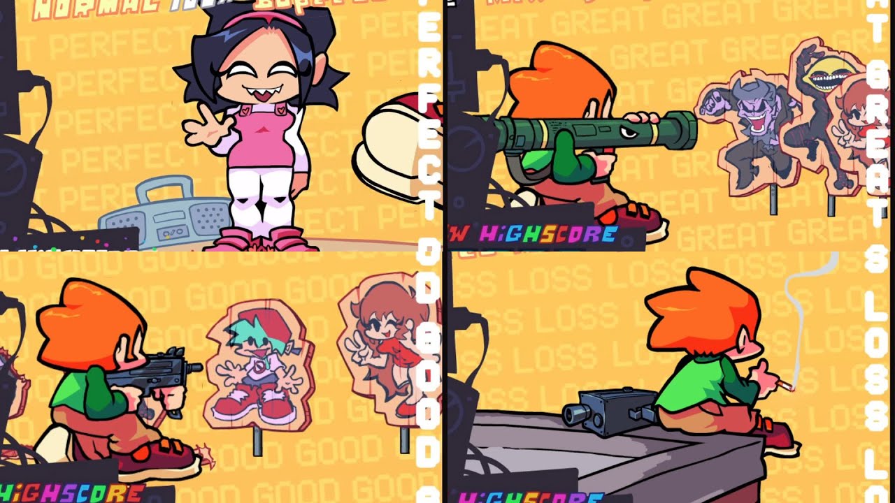 FRIDAY NIGHT FUNKIN' - All New Pico Results Animations + Character Select Theme ft. Lotus Juice