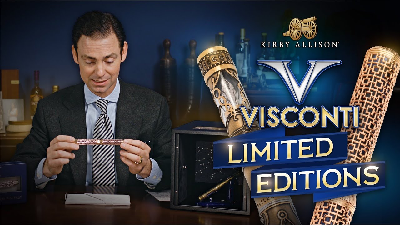 Would you write with these outrageously extravagant pens? Limited Edition Masterpieces from Visconti