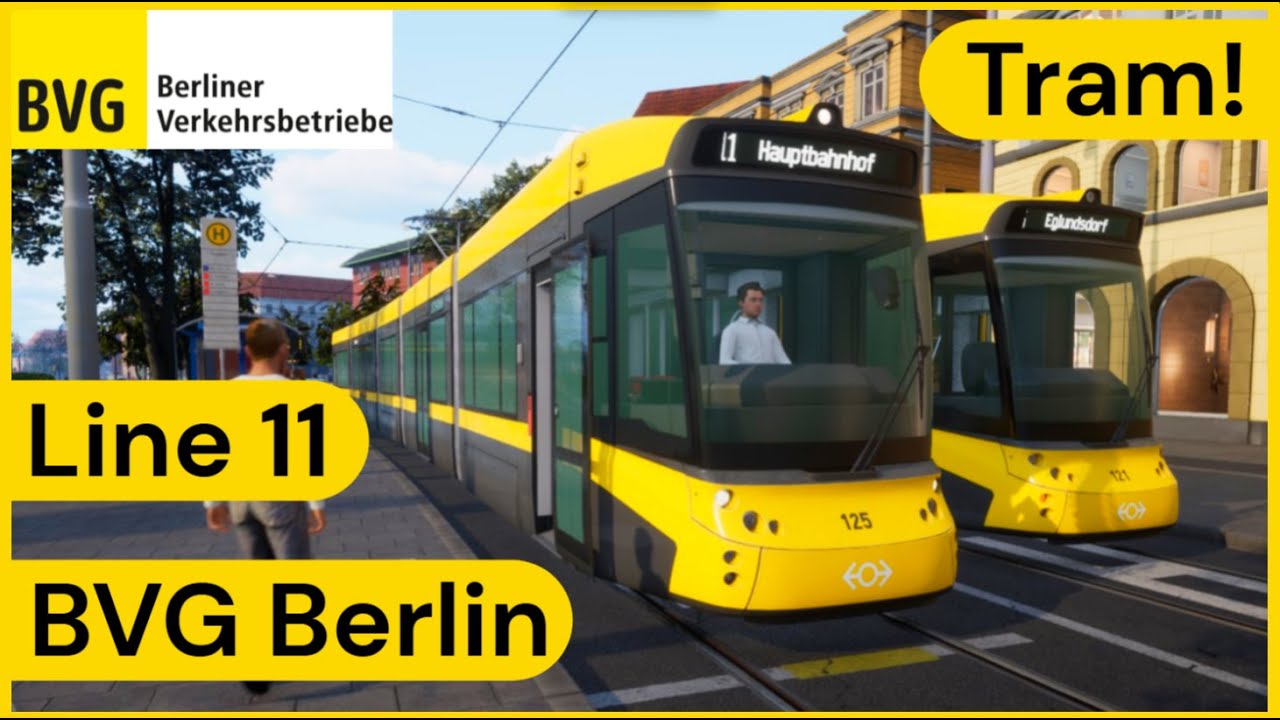 BVG Berlin | Tram | Line 11 | CTS Gameplay