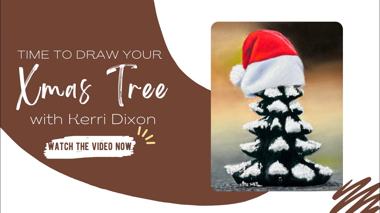 How to Draw a Cute Xmas Tree: Complete Guide with Simple Instructions | KerriDixonArt.com