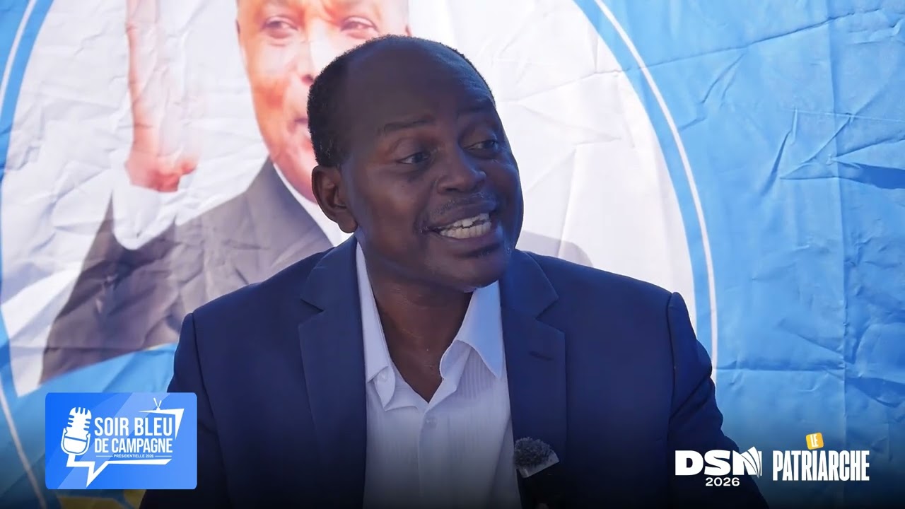 Décryptage du meeting de Denis SASSOU-NGUESSO dans l'émission soir bleu de campagne. 