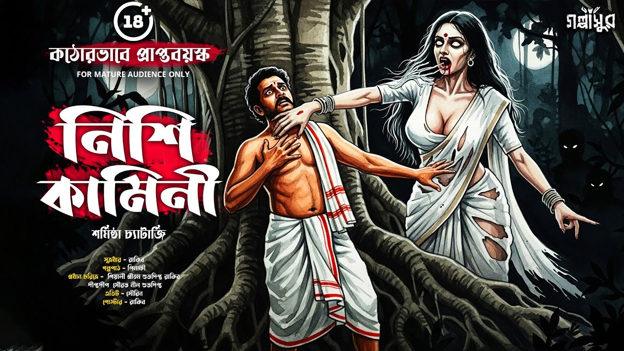 নিশি কামিনী । কঠোরভাবে প্রাপ্তবয়স্কদের গল্প । শর্মিষ্ঠা । Horror Stories। GOLPASUR। Sunday Suspense
