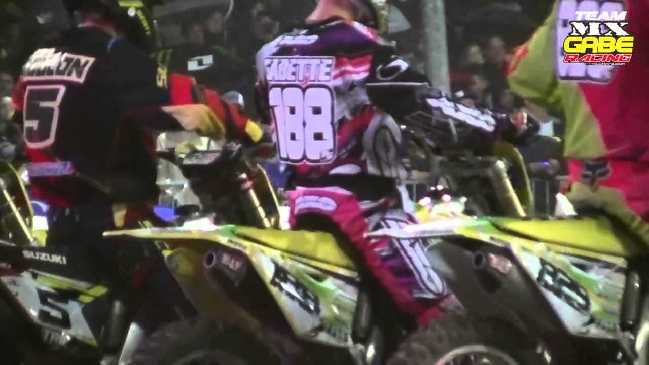 Supercross de L'Yonne à Brienon (89) du Team MX Gabe Racing