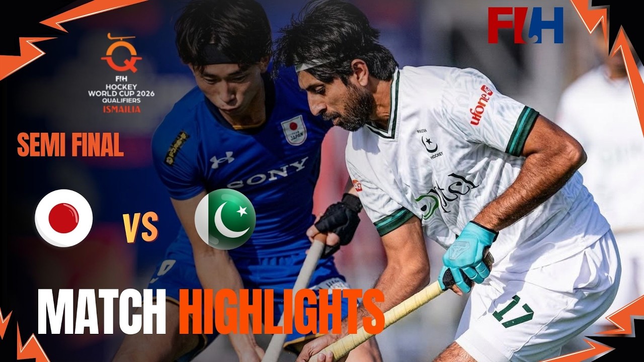 Pakistan Vs Japan Hockey Match Highlights | Semi Final | FIH Hockey World Cup 2026 Qualifiers