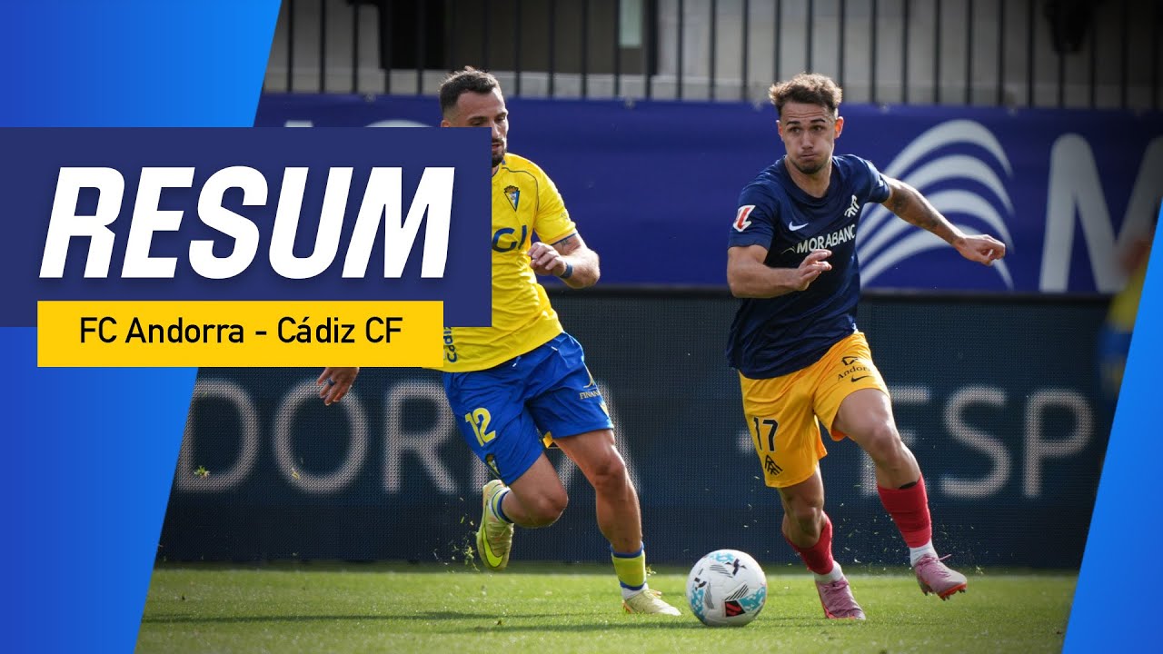 FC Andorra 0-0 C&aacute;diz CF | Jornada 12 LaLiga Hypermotion