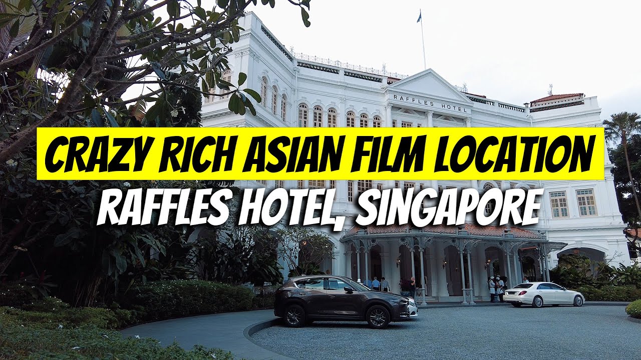 Crazy rich Asian Film Location |  Raffles Hotel | Singapore | Must Visit | Instagrammable Spots!