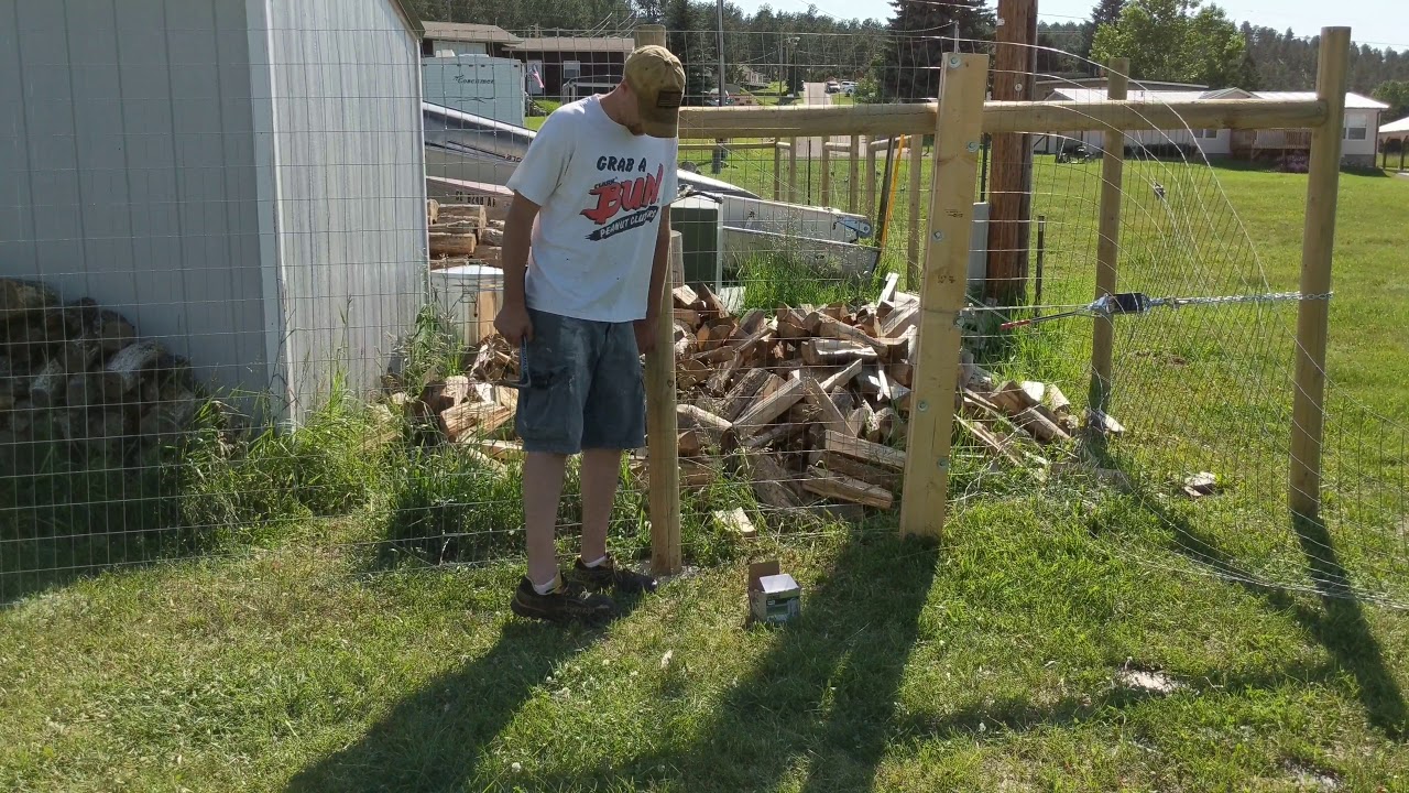 Installing a Welded Wire Fence