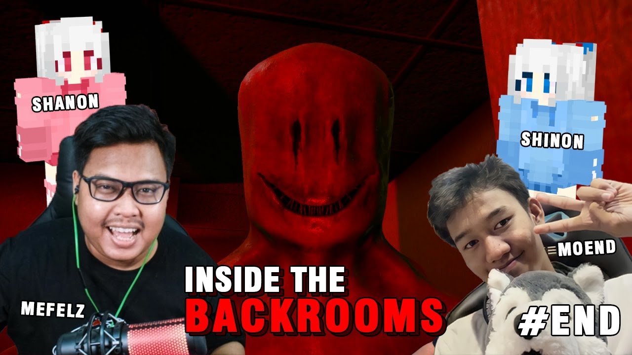 KITA DI KEJAR MAKHLUK2 MENYERAMKAN INI !! dan Akhirnya Bisa Kabur #END【INSIDE THE BACKROOMS】