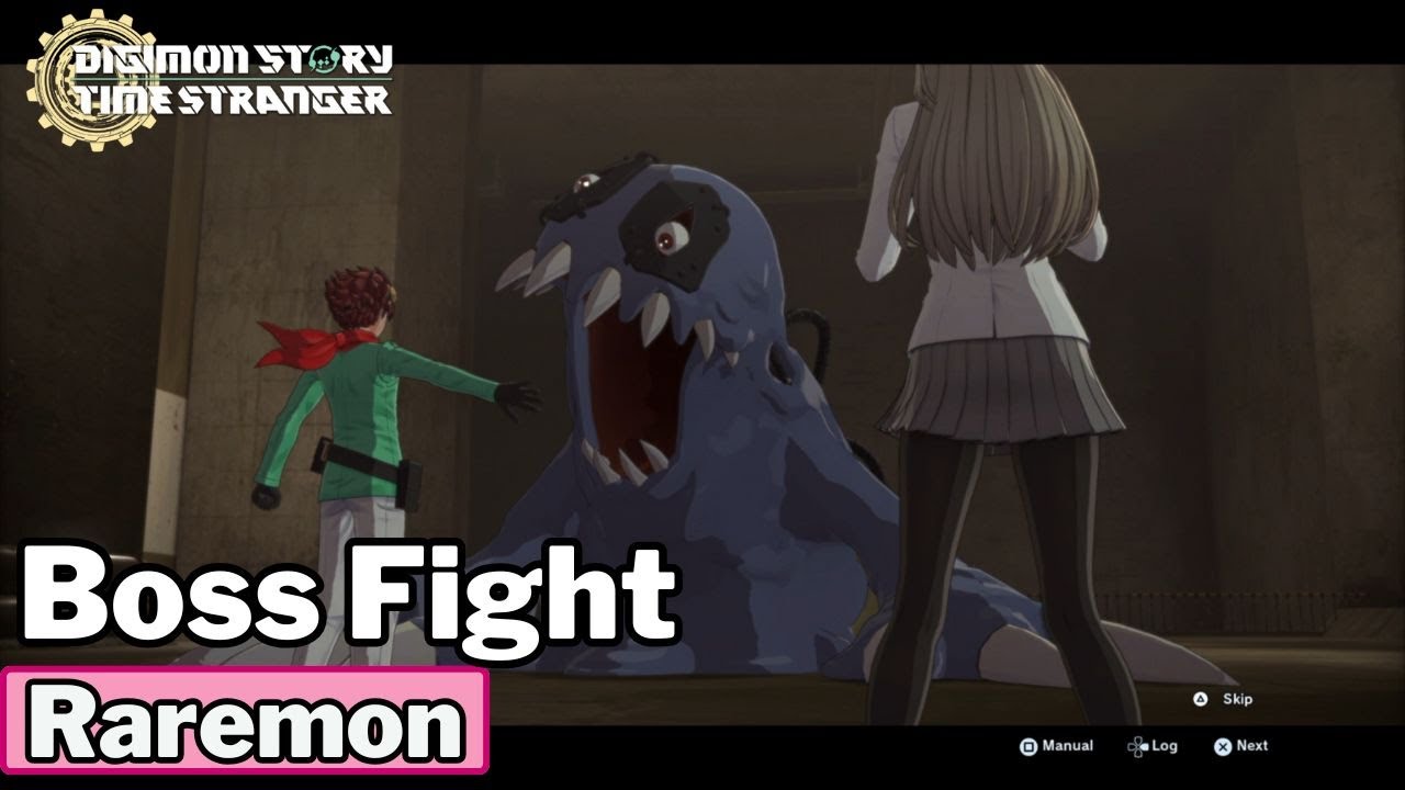 Raremon Boss Fight (Team: Coronamon, Lunamon, Monodramon) - Digimon Story: Time Stranger
