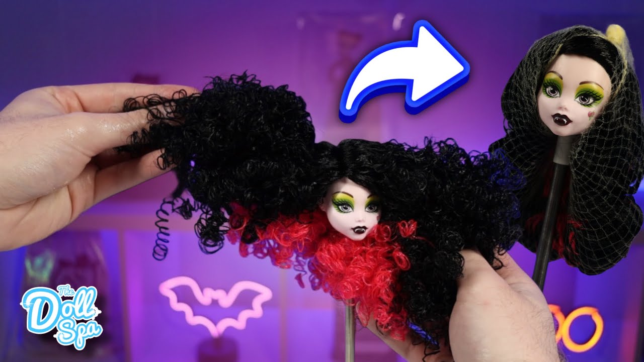 Doll Spa: FIX-A-GHOUL #1 Scary Tales! (Restoring My Monster High Collection) 