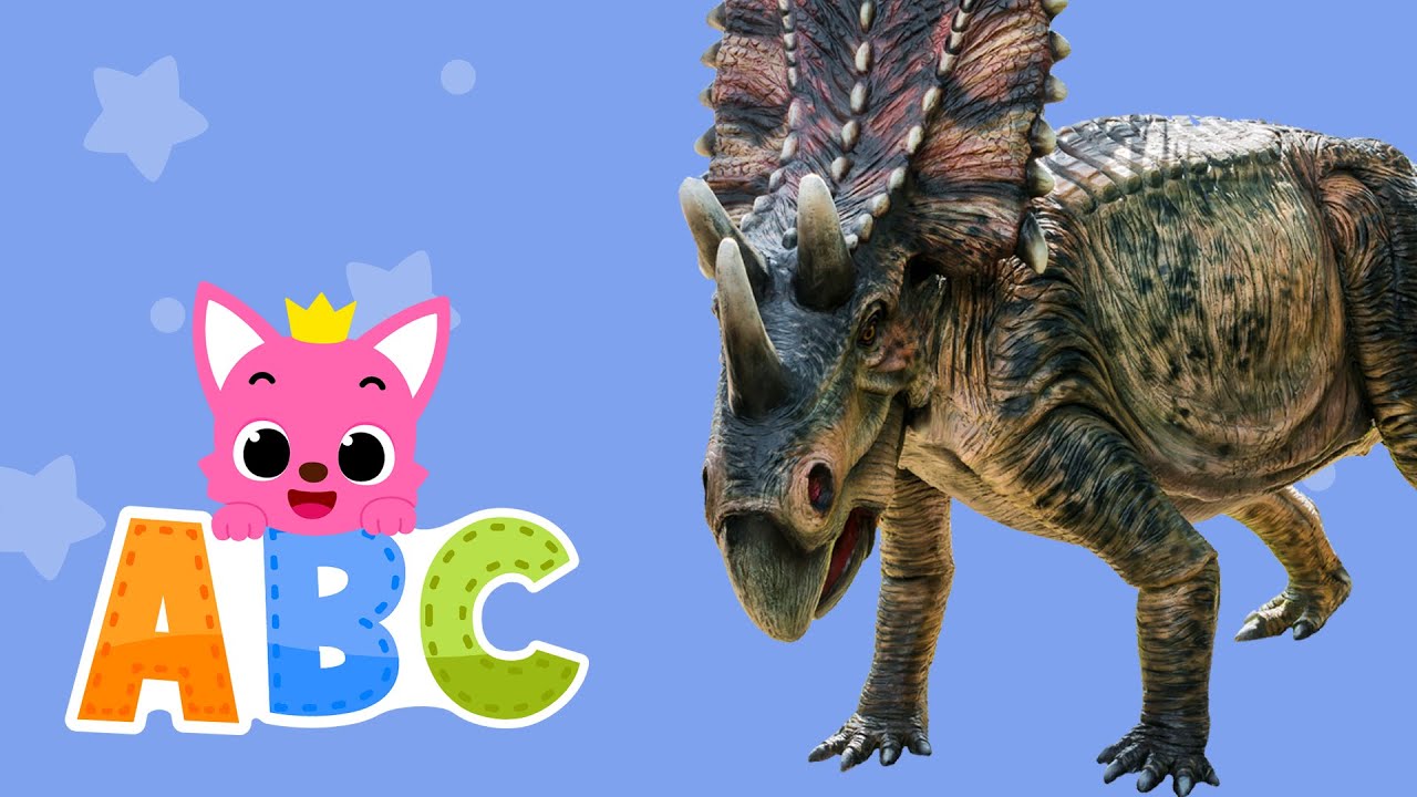 Learn ABCs with Pinkfong: Chasmosaurus Kentrosaurus Einiosaurus | Dinosaurs | Learn ABC for kids