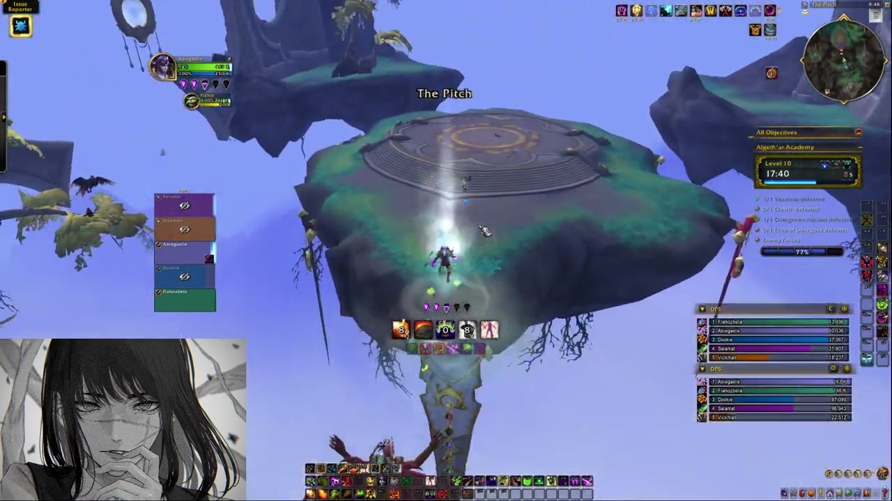 +10 Algeth'ar Academy | 12.0 Midnight Beta M+ | Destruction Warlock ~ Insane AoE