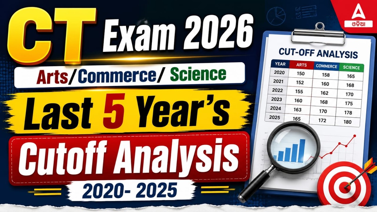 CT Exam 2026 Cut Off Analysis: Last 5 Years Trends for Arts, Commerce and Science