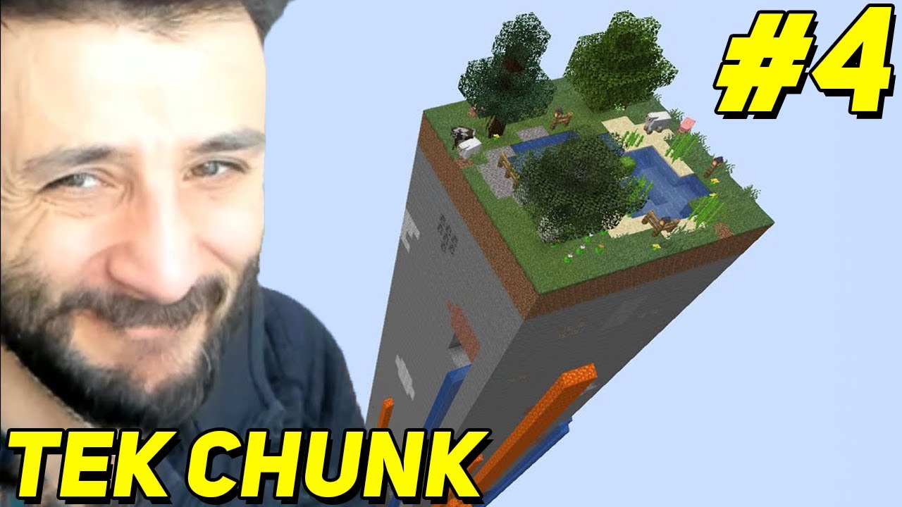 TEK CHUNK MİNECRAFT 4.B&ouml;l&uuml;m