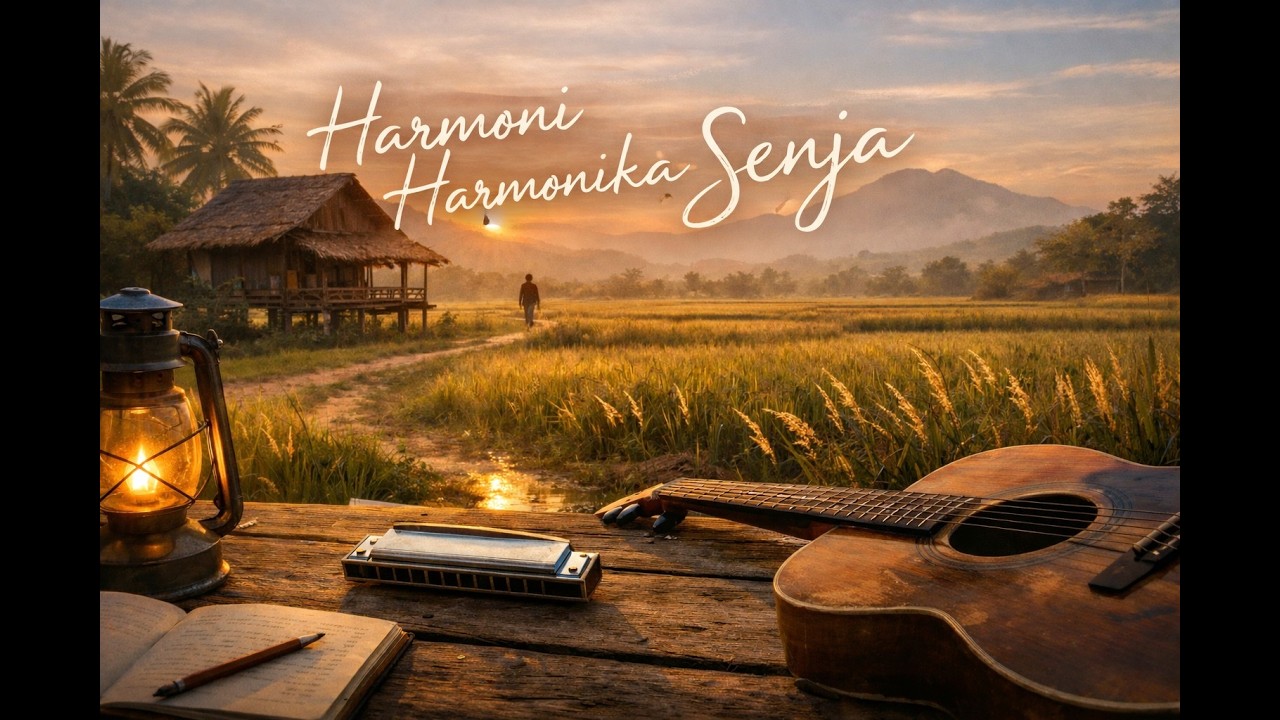 🎧 Harmoni Harmonika Senja  | Musik Instrumental Menenangkan Jiwa & Menyentuh Hati @RelaxNada
