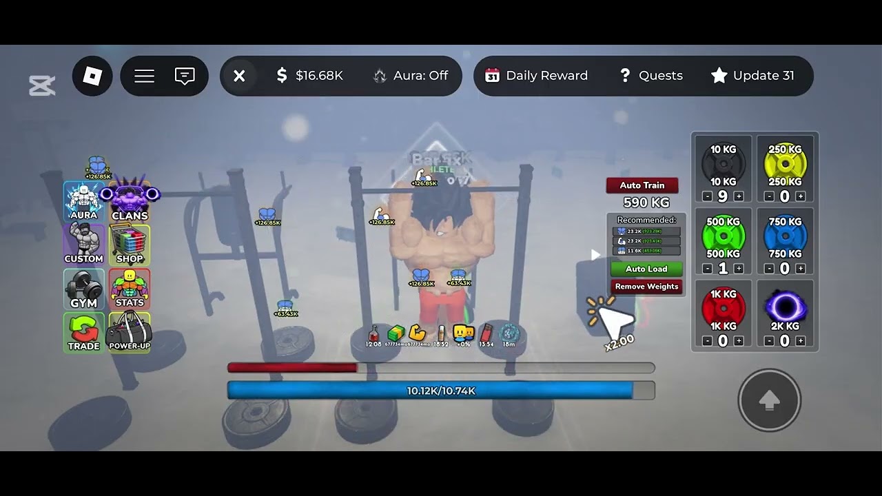 Gym League Gym 1 Gym 2 and Gym 3