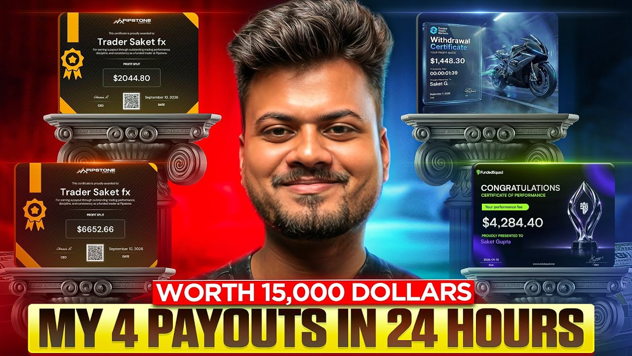 I Requested 4 Prop Firm Payouts in 24 Hours - Worth $15,000
