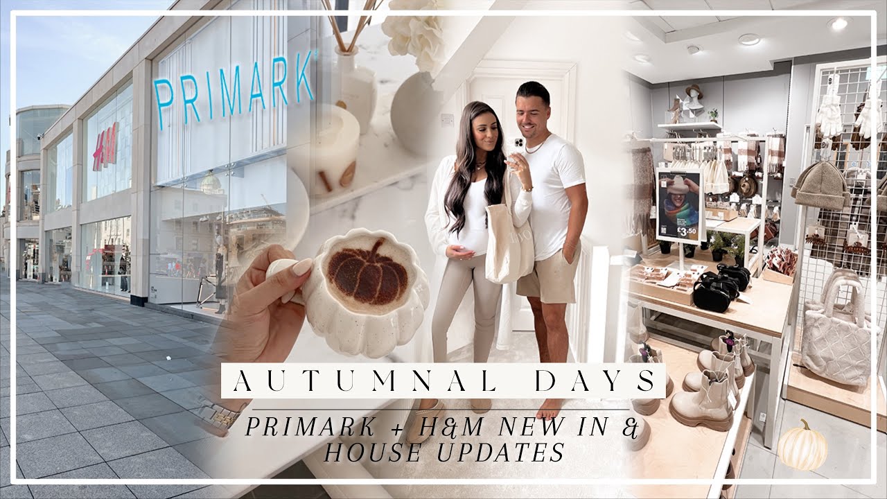 AUTUMNAL DAYS | PRIMARK + H&M NEW IN, HOUSE UPDATES & AUTUMN WARDROBE ORGANISE!