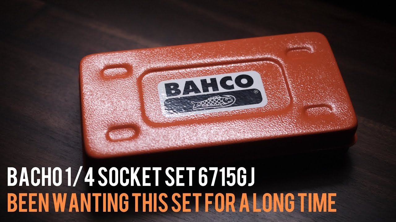 Bahco 6715GJ Socket set 1/4