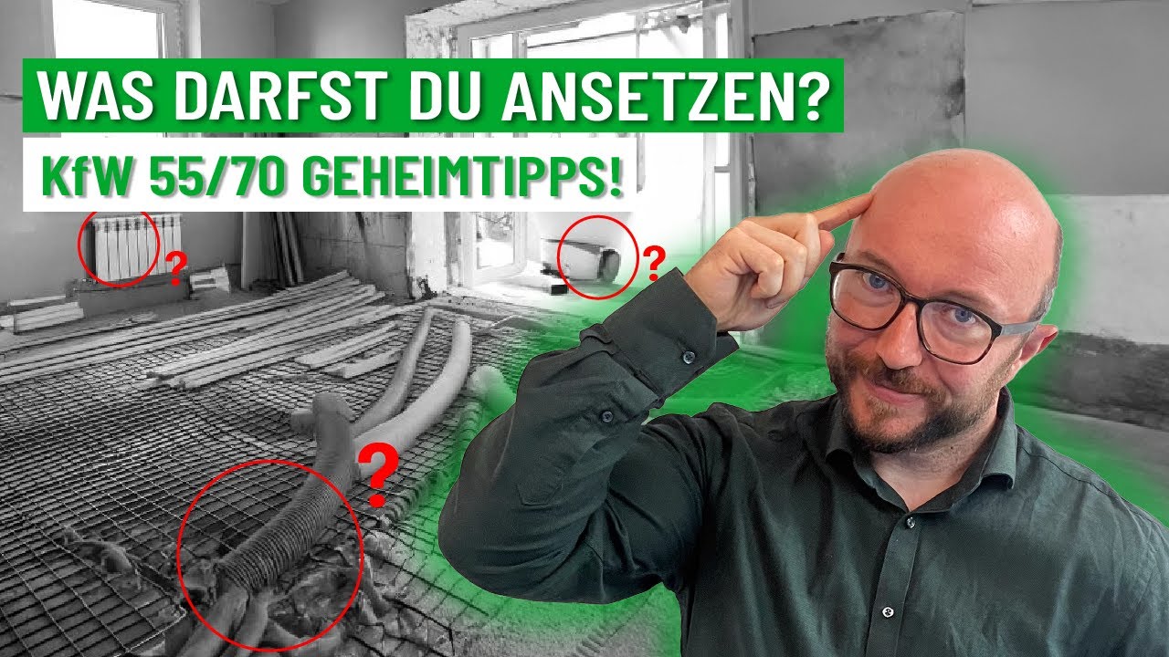 Ansetzbare Kosten KFW 40 55 70 85 Denkmal | Energieberater klärt auf