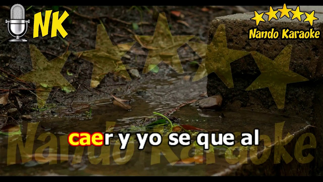 RECUERDOS BAJO LA LLUVIA - Los Doltons Karaoke