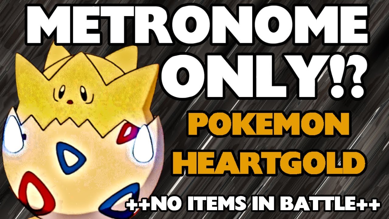 Can I Beat POKEMON HEARTGOLD With METRONOME ONLY?!?!