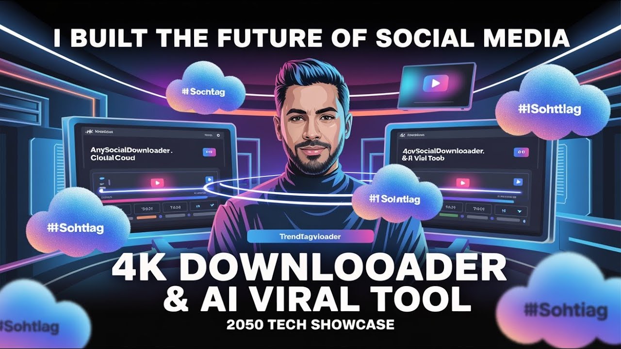 I Built the Ultimate 4K Downloader & AI Viral Tool: 2050 Technology Showcase