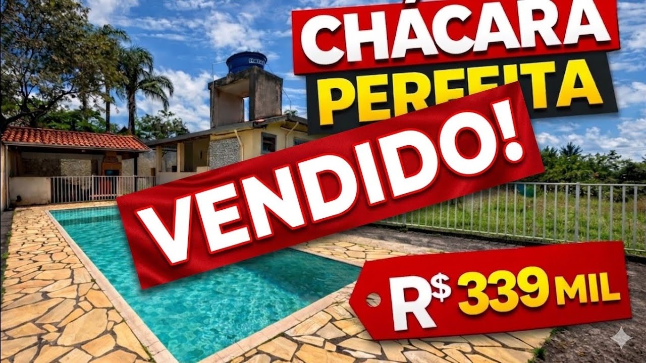 BELÍSSIMA CHÁCARA EM IBIÚNA SP VALOR 339 MIL REAIS OPORTUNIDADE ÚNICA 