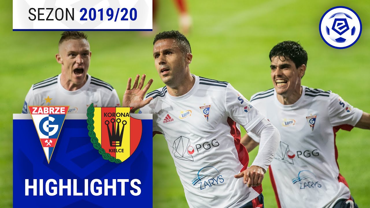 Górnik Zabrze - Korona Kielce 3:2 [Skrót] 31. Kolejka | 2019/20