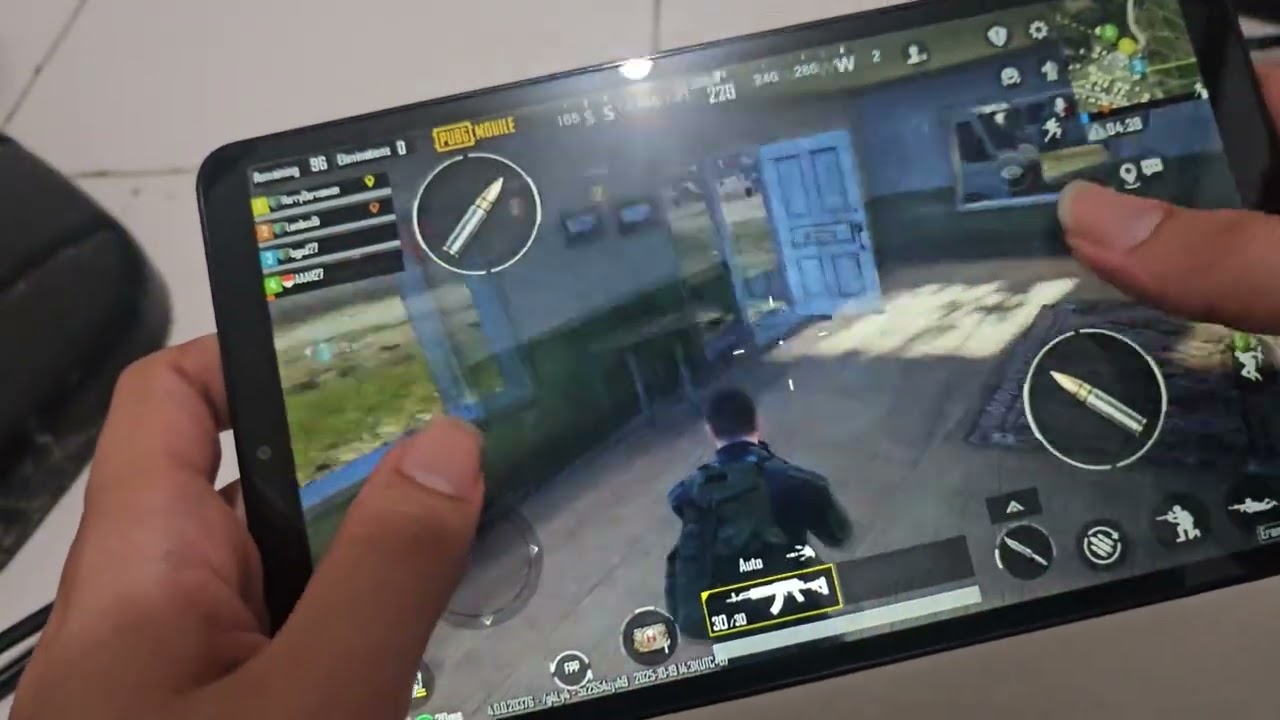 Samsung galaxy tab a9 wifi pubg gaming testing 