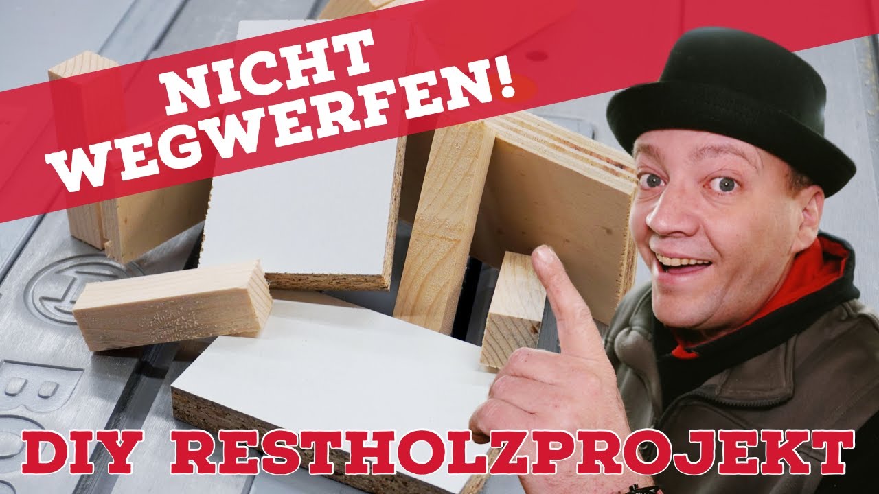 Vom Restholz zum DIY Werkstattzgadget - Restholz nachhaltig und praktisch weiternutzen.