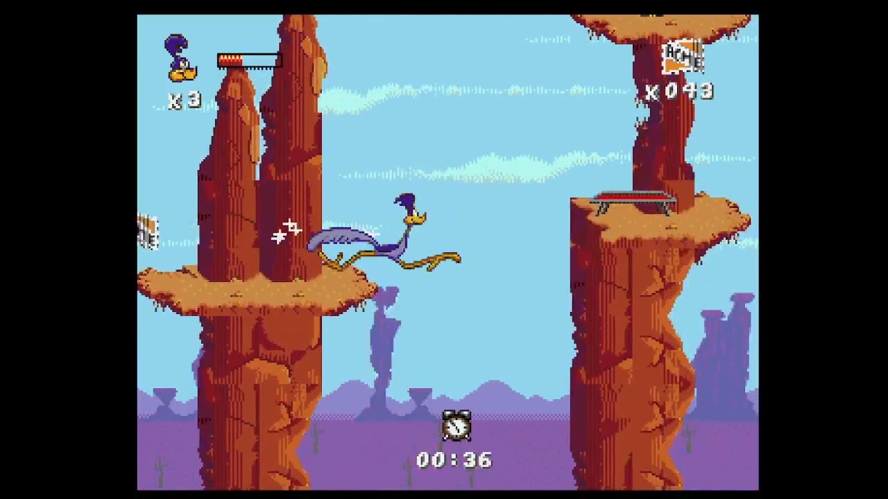 jogo do papa leguas mega drive desert demolition Shock Games Retrô