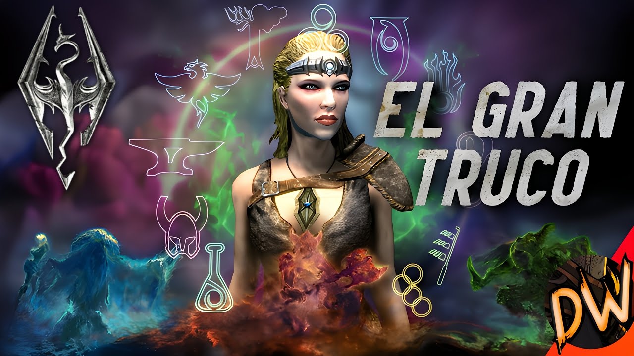 El truco MÁS ROTO de Skyrim – Habilidades al 90 sin esfuerzo