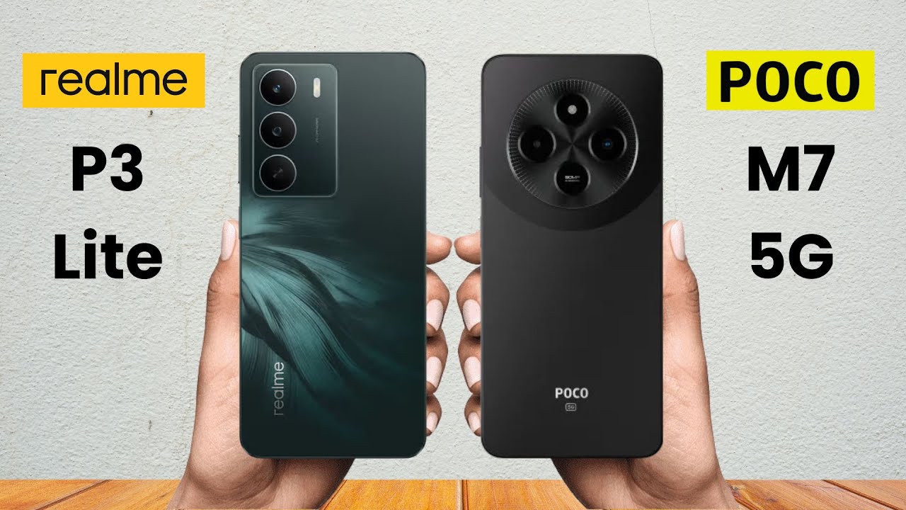 Realme P3 Lite 5G Vs Poco M7 5G - Full Comparison 2025