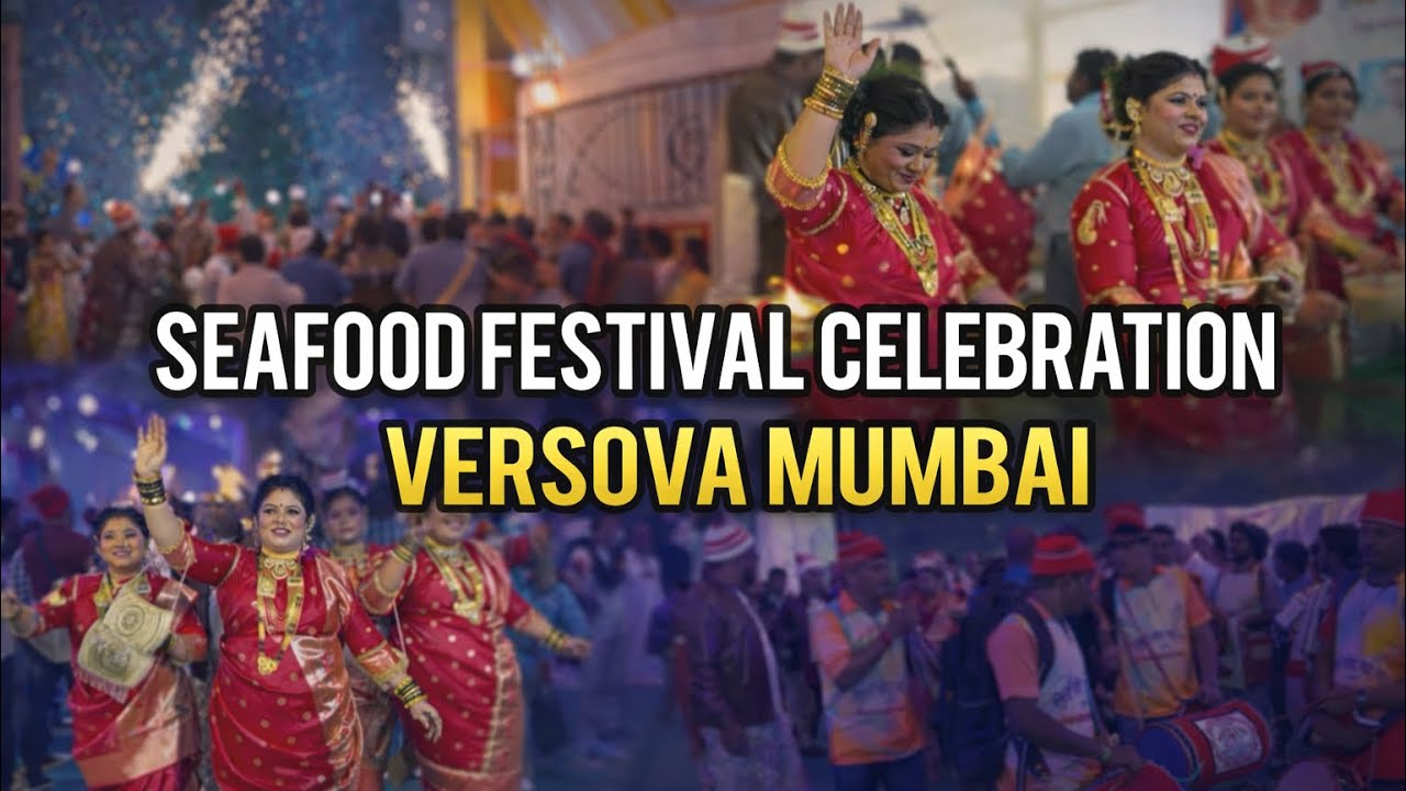 Versova koliwada seafood festival opening day ceremony celebration Mumbai #seafood #versova #mumbai